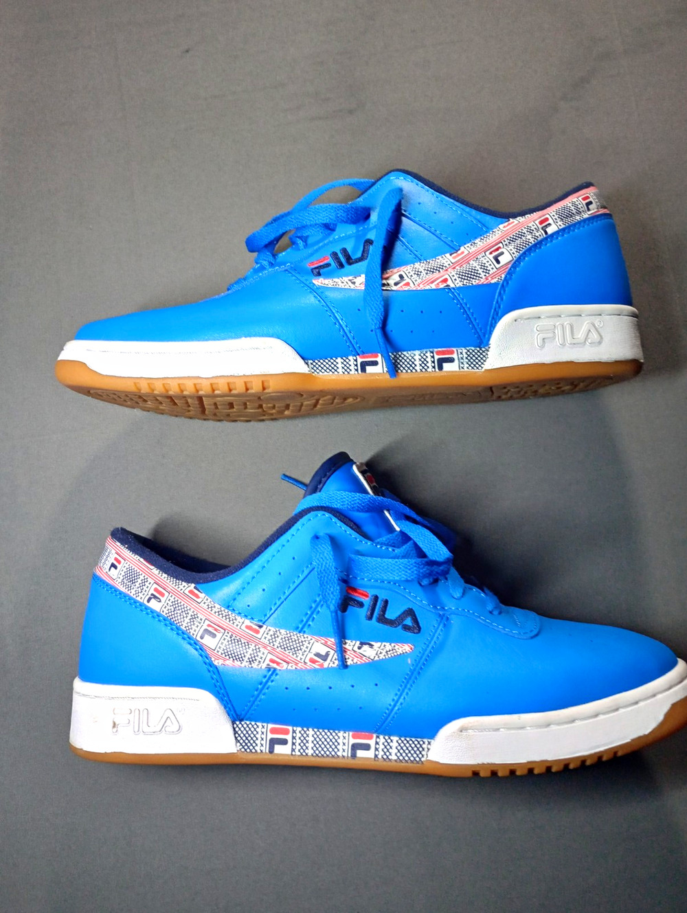 FILA Sneakers Men's Size US 11 UK 10 EU 44.5 Low Top Lace-Up Blue
